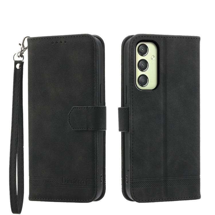 Dierfeng Dream Line TPU + PU Leather Phone Case