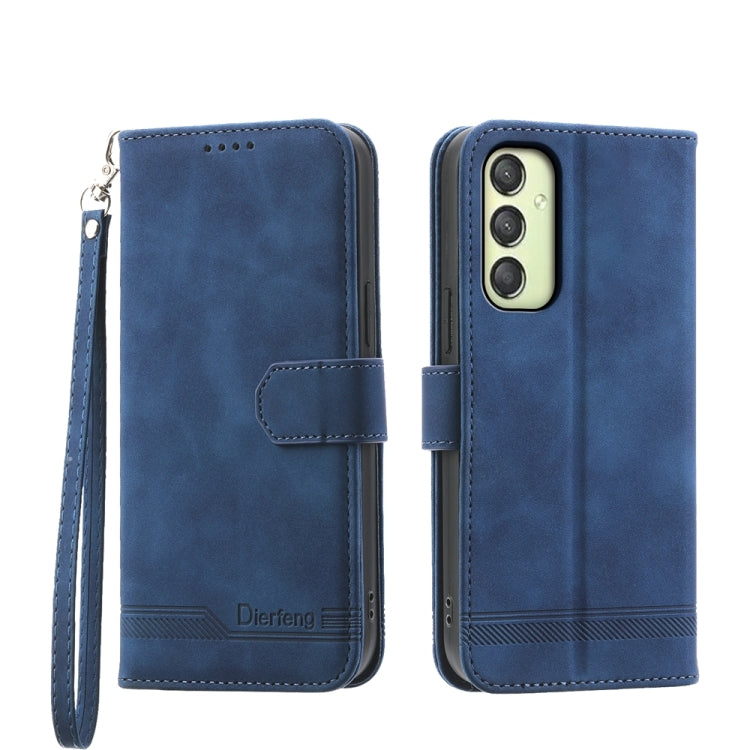 Dierfeng Dream Line TPU + PU Leather Phone Case