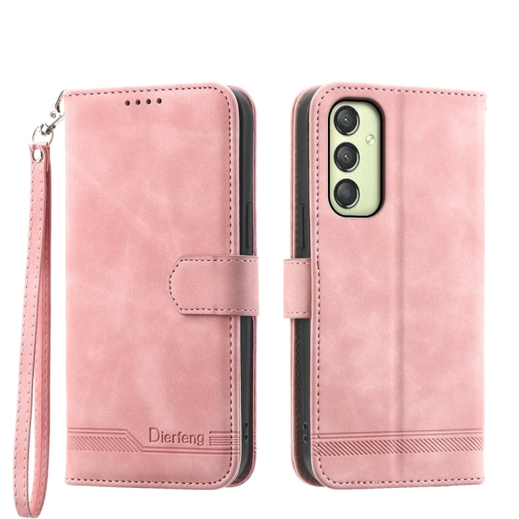 Dierfeng Dream Line TPU + PU Leather Phone Case