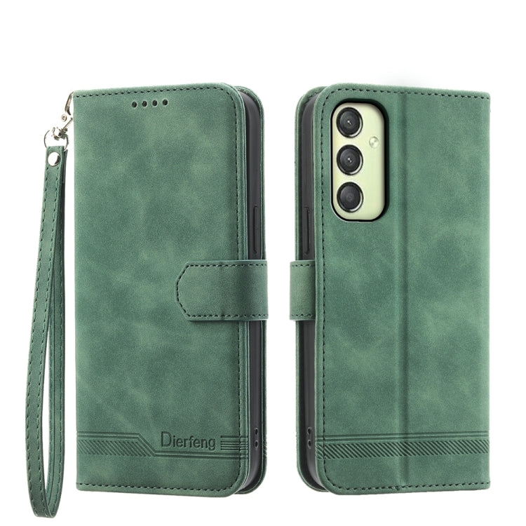 Dierfeng Dream Line TPU + PU Leather Phone Case