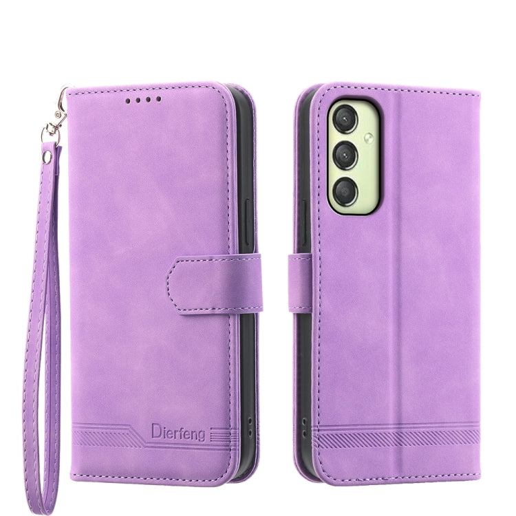 Dierfeng Dream Line TPU + PU Leather Phone Case