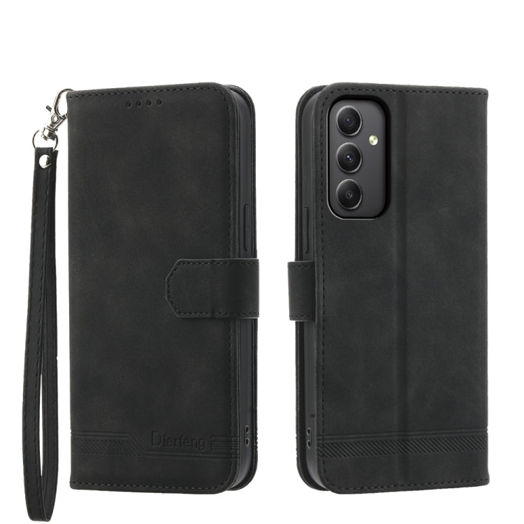 Dierfeng Dream Line TPU + PU Leather Phone Case