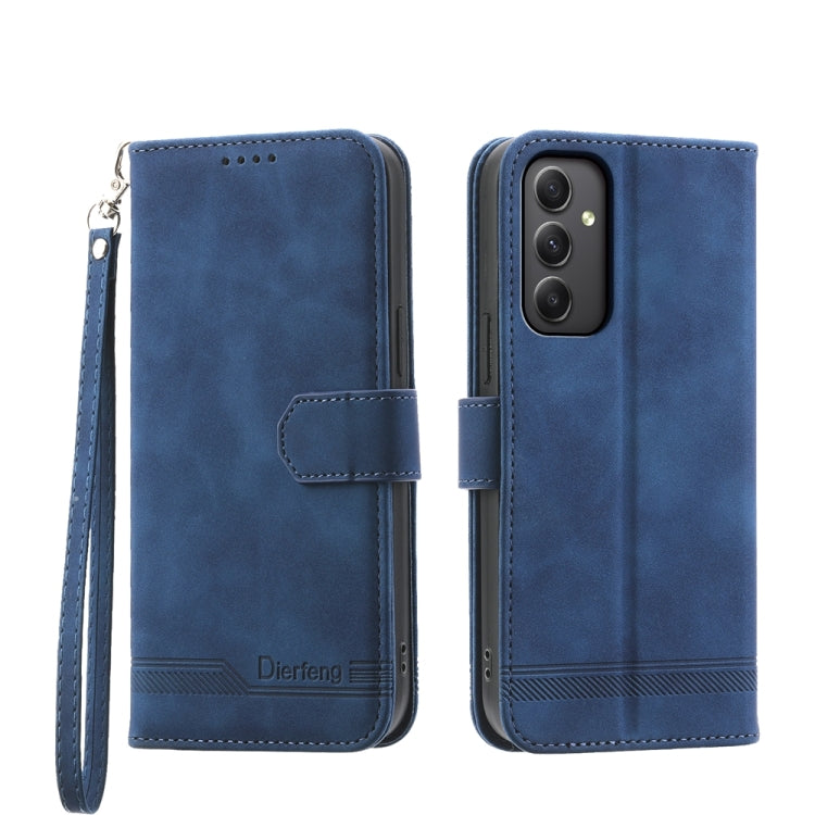 Dierfeng Dream Line TPU + PU Leather Phone Case