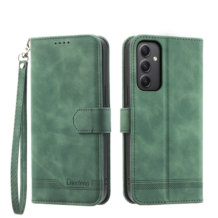 Dierfeng Dream Line TPU + PU Leather Phone Case