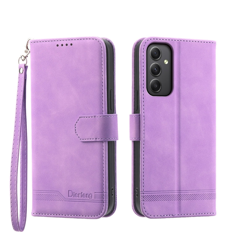 Dierfeng Dream Line TPU + PU Leather Phone Case
