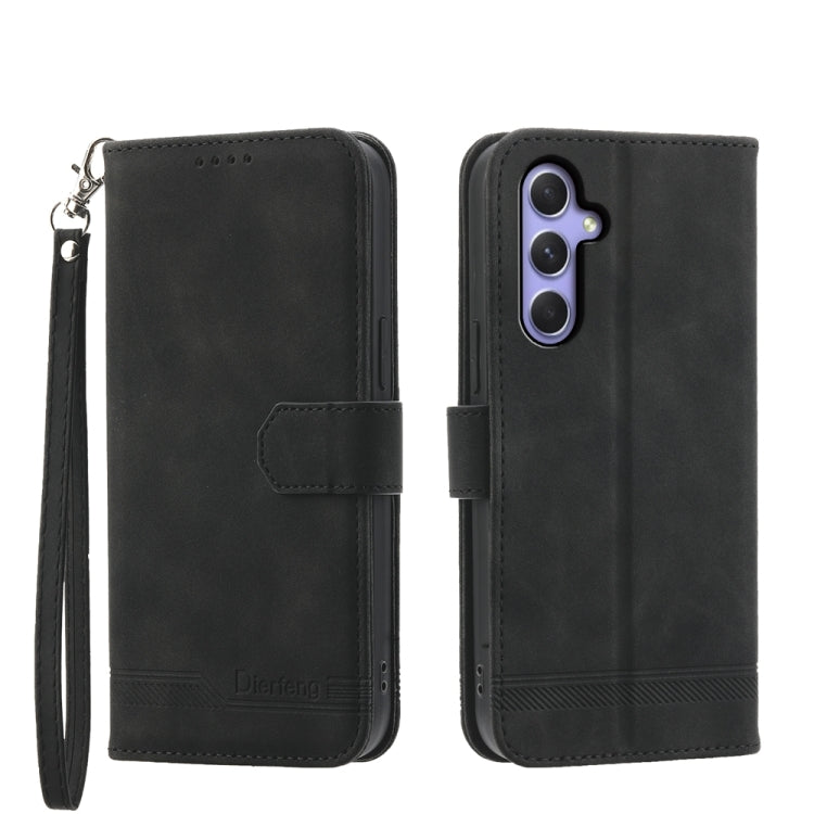 Dierfeng Dream Line TPU + PU Leather Phone Case