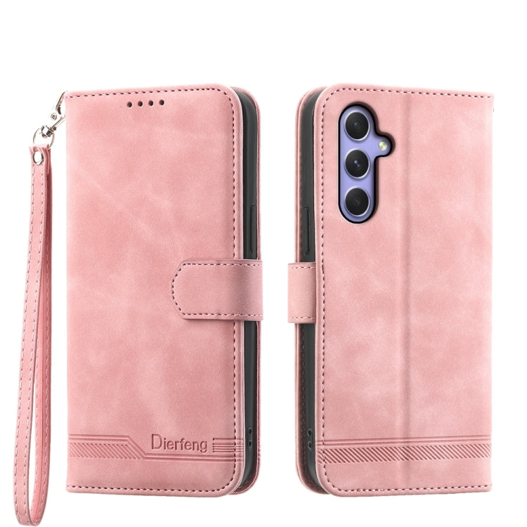 Dierfeng Dream Line TPU + PU Leather Phone Case