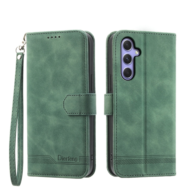 Dierfeng Dream Line TPU + PU Leather Phone Case