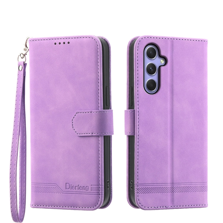 Dierfeng Dream Line TPU + PU Leather Phone Case