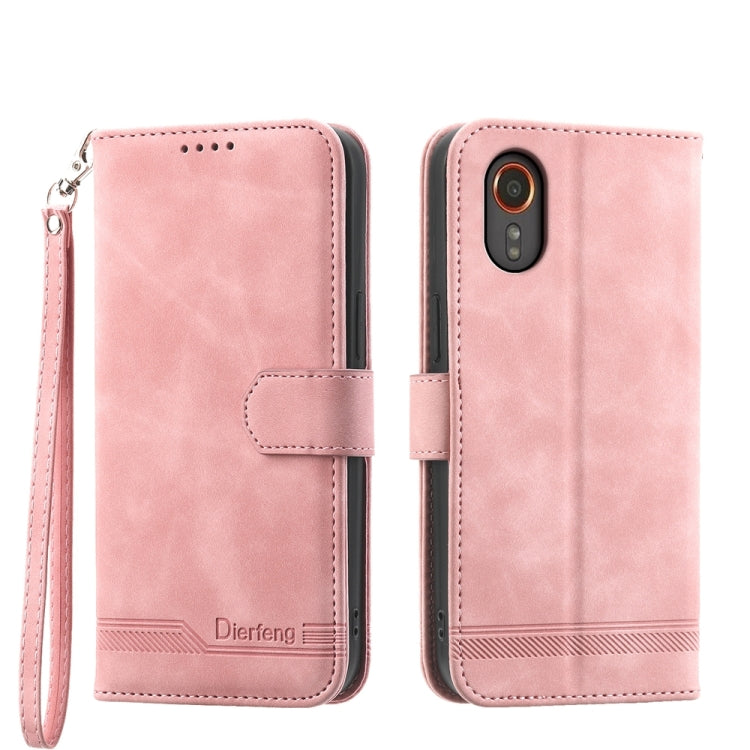 Dierfeng Dream Line TPU + PU Leather Phone Case
