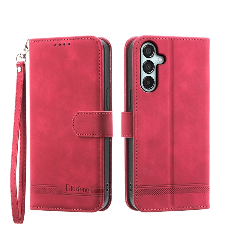 Dierfeng Dream Line TPU + PU Leather Phone Case