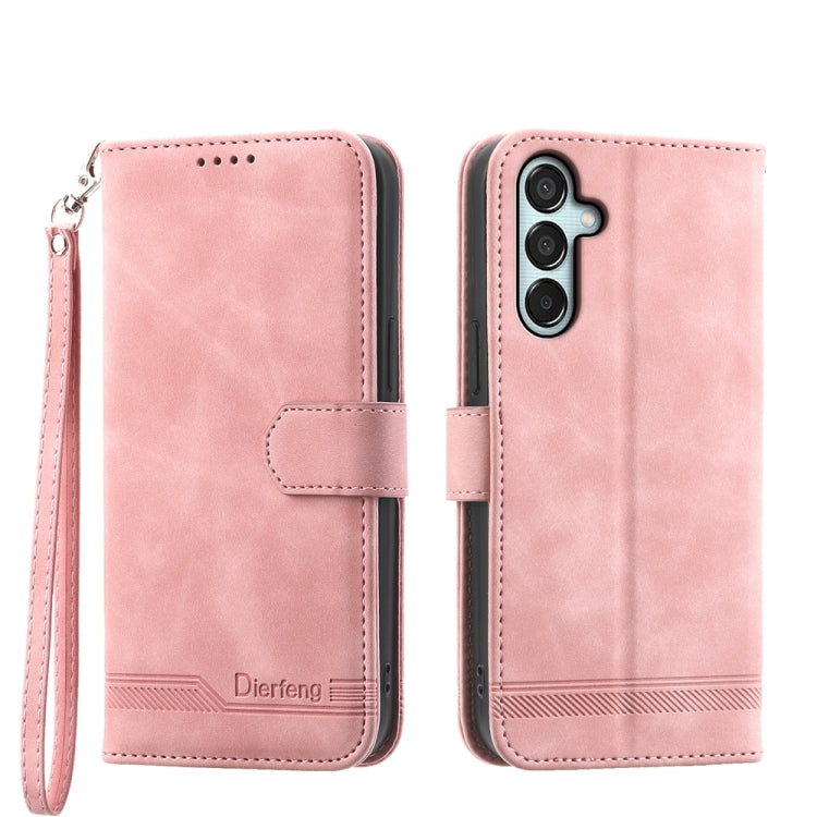 Dierfeng Dream Line TPU + PU Leather Phone Case