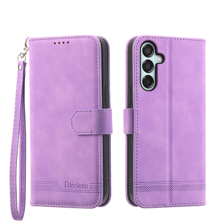 Dierfeng Dream Line TPU + PU Leather Phone Case