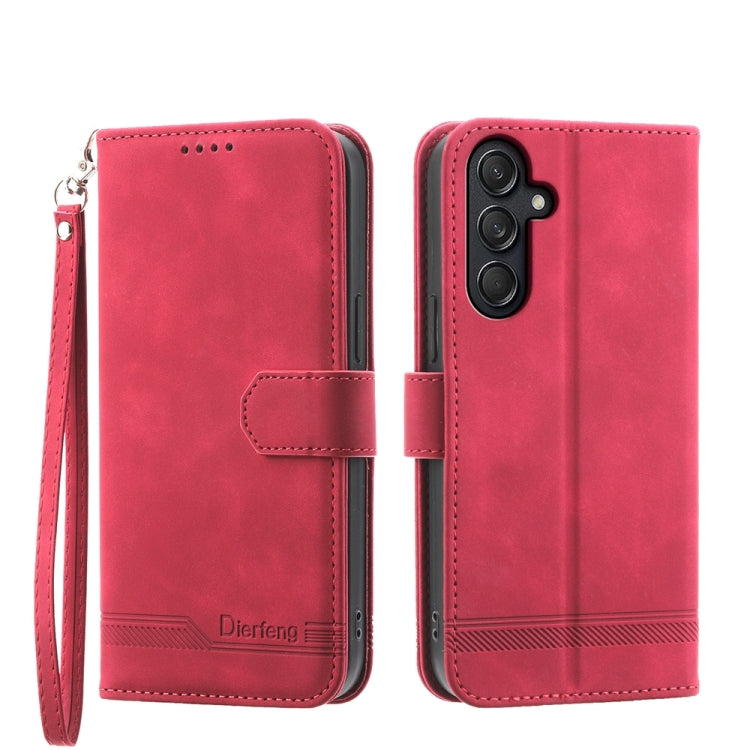 Dierfeng Dream Line TPU + PU Leather Phone Case