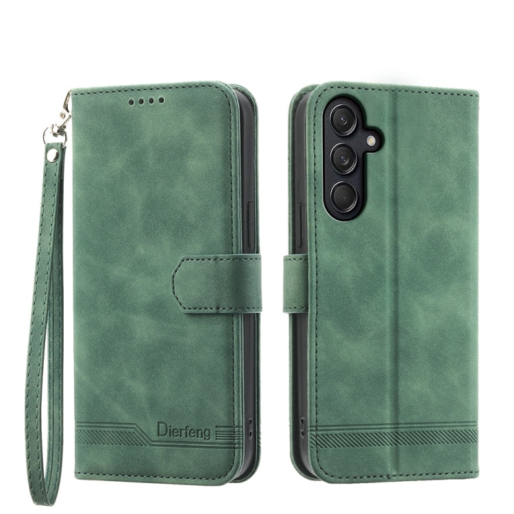 Dierfeng Dream Line TPU + PU Leather Phone Case
