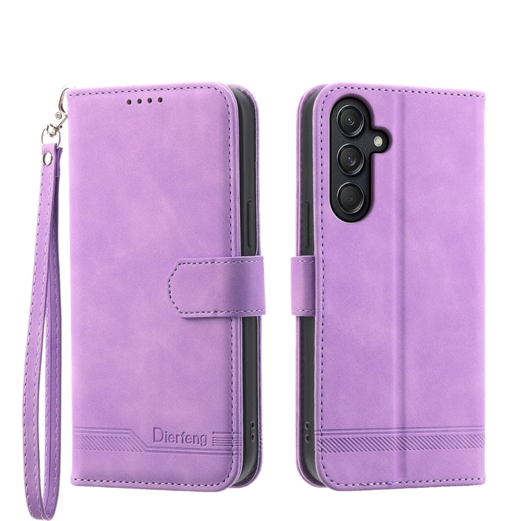 Dierfeng Dream Line TPU + PU Leather Phone Case