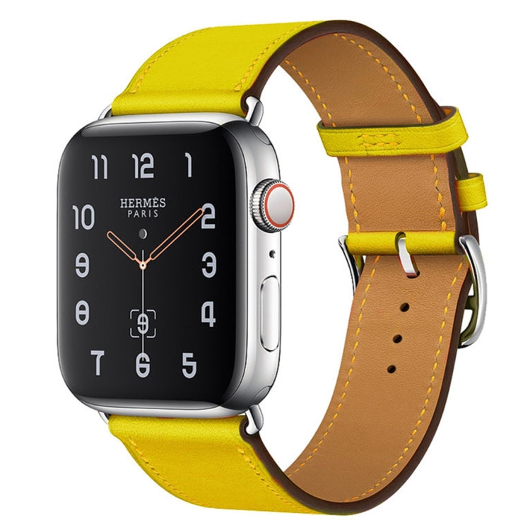 Replacement Leather Strap Watchband, For Apple Watch Series 7 41mm / 6 & SE & 5 & 4 40mm / 3 & 2 & 1 38mm, For Apple Watch Series 7 45mm / 6 & SE & 5 & 4 44mm / 3 & 2 & 1 42mm