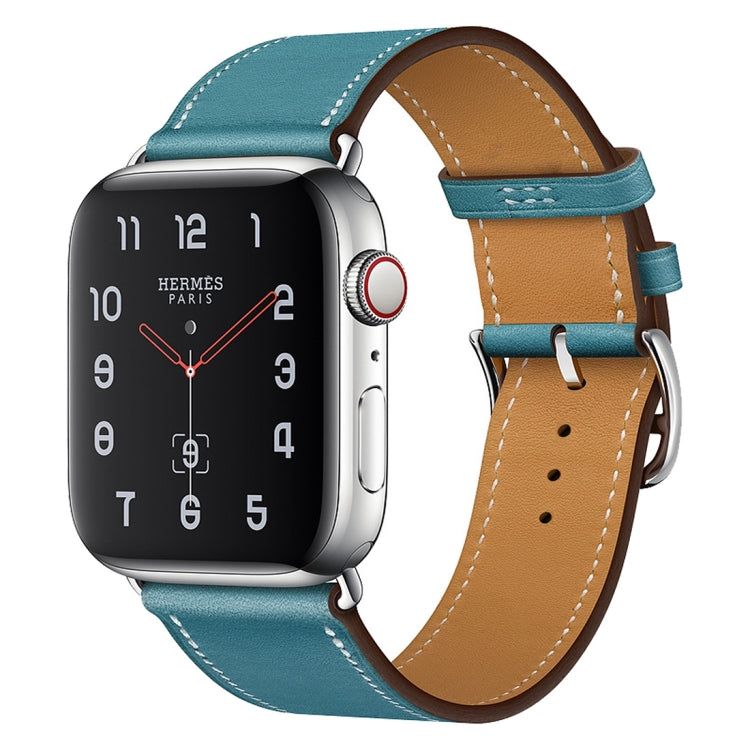 Replacement Leather Strap Watchband, For Apple Watch Series 7 41mm / 6 & SE & 5 & 4 40mm / 3 & 2 & 1 38mm, For Apple Watch Series 7 45mm / 6 & SE & 5 & 4 44mm / 3 & 2 & 1 42mm