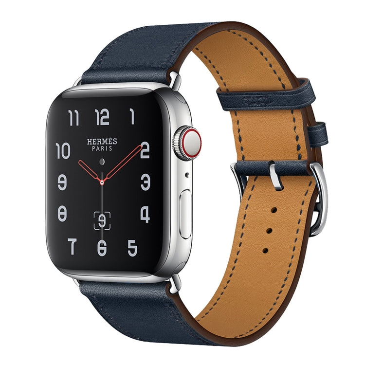 Replacement Leather Strap Watchband, For Apple Watch Series 7 41mm / 6 & SE & 5 & 4 40mm / 3 & 2 & 1 38mm, For Apple Watch Series 7 45mm / 6 & SE & 5 & 4 44mm / 3 & 2 & 1 42mm