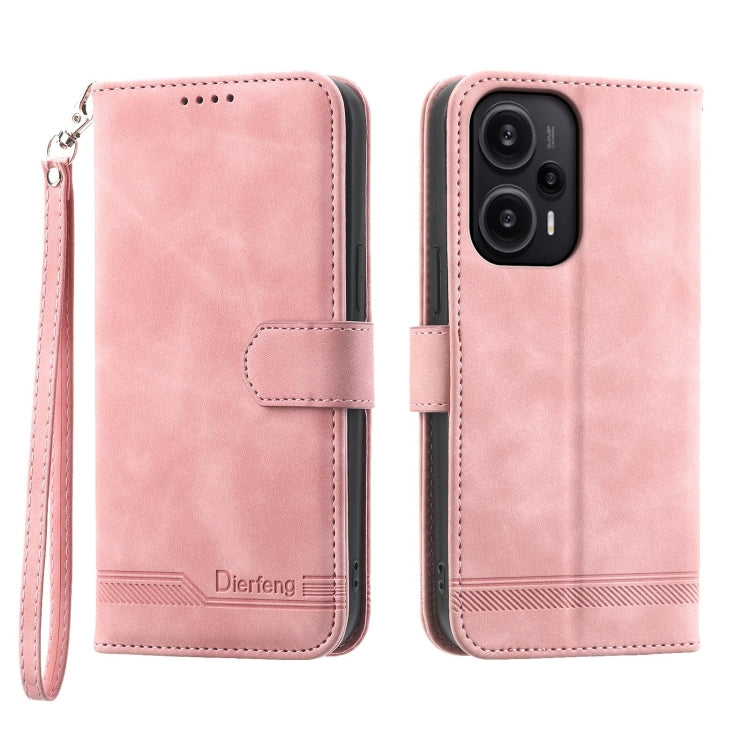 Dierfeng Dream Line TPU + PU Leather Phone Case
