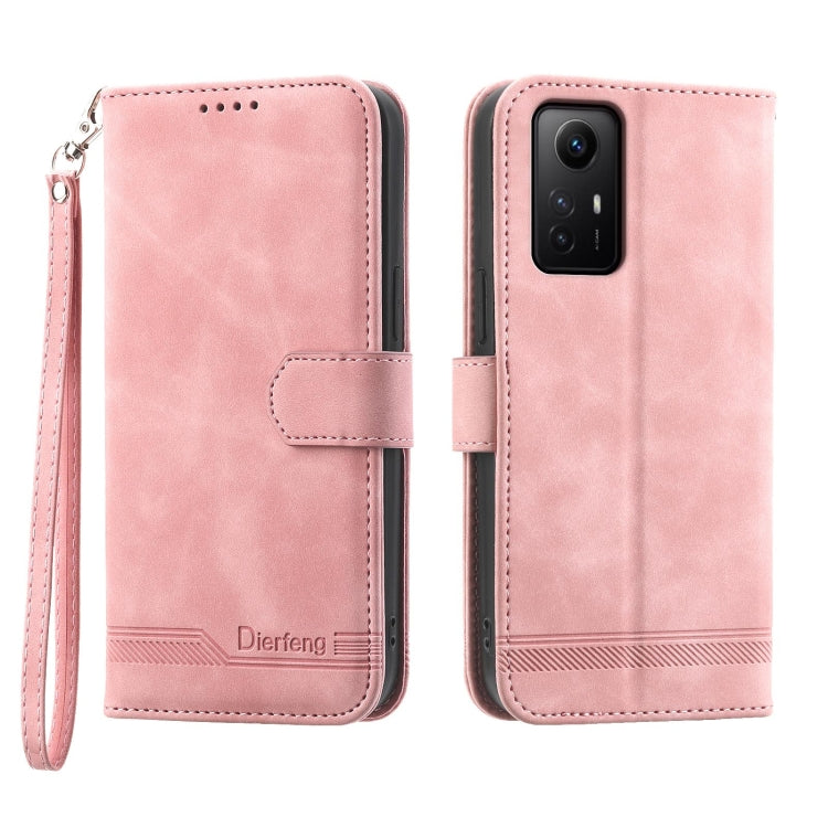 Dierfeng Dream Line TPU + PU Leather Phone Case