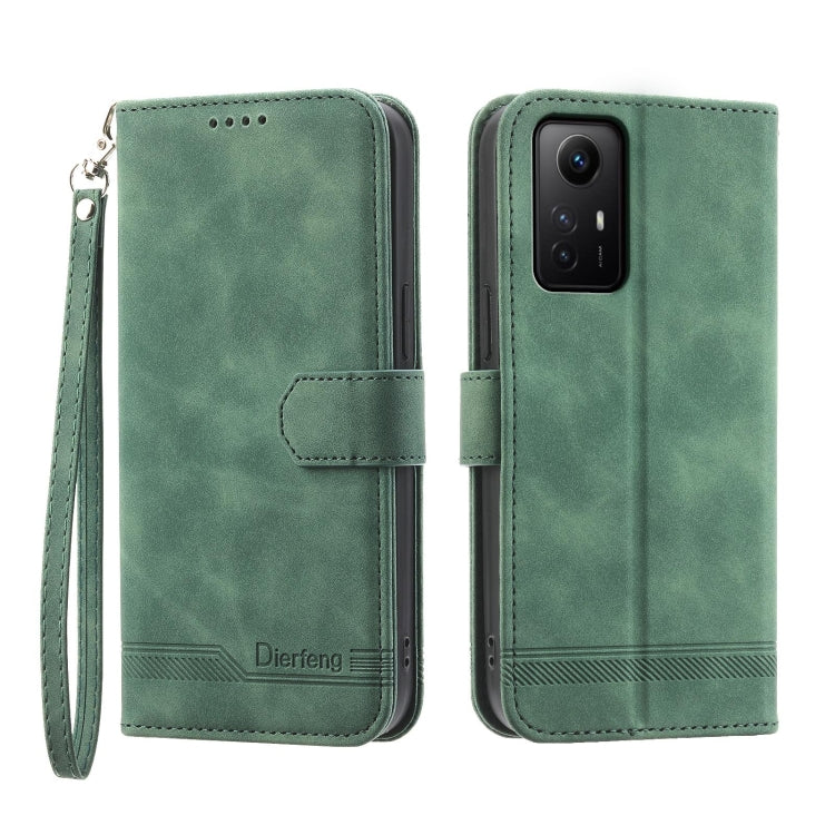 Dierfeng Dream Line TPU + PU Leather Phone Case
