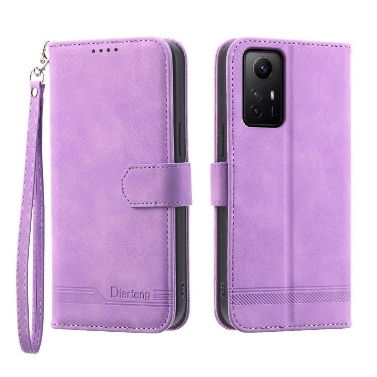 Dierfeng Dream Line TPU + PU Leather Phone Case