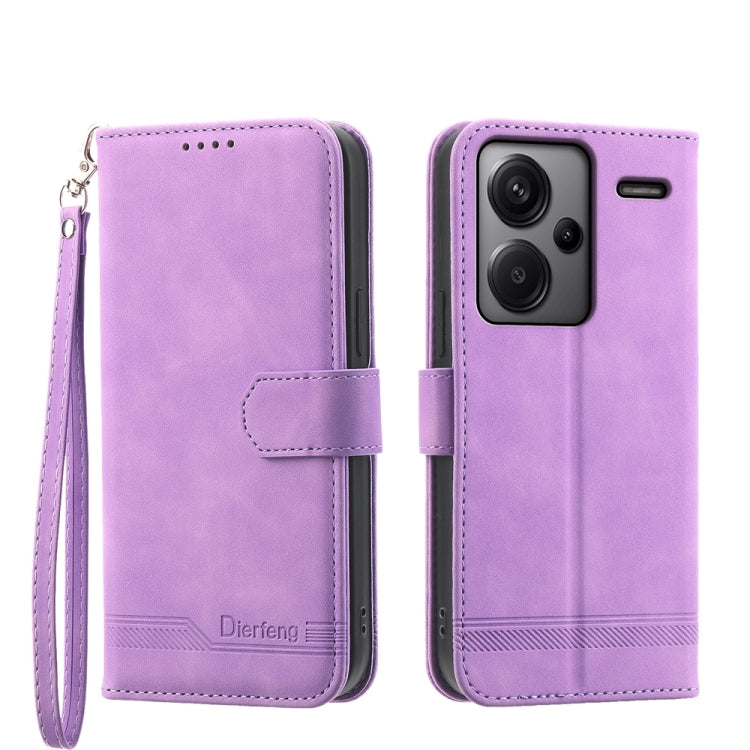 Dierfeng Dream Line TPU + PU Leather Phone Case