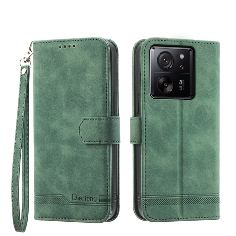 Dierfeng Dream Line TPU + PU Leather Phone Case