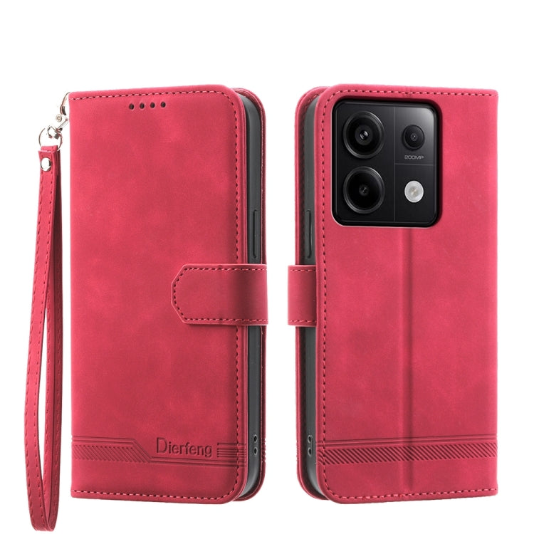 Dierfeng Dream Line TPU + PU Leather Phone Case