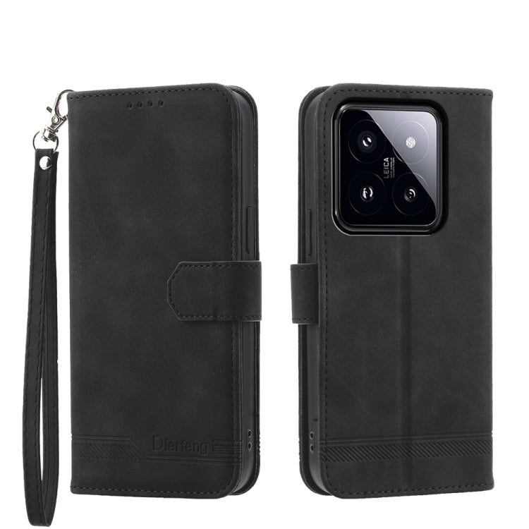 Dierfeng Dream Line TPU + PU Leather Phone Case