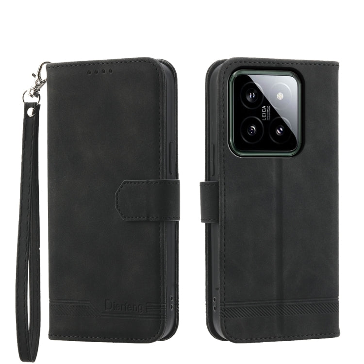 Dierfeng Dream Line TPU + PU Leather Phone Case