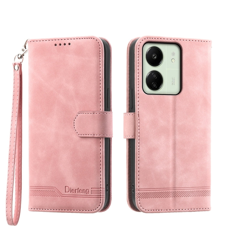 Dierfeng Dream Line TPU + PU Leather Phone Case