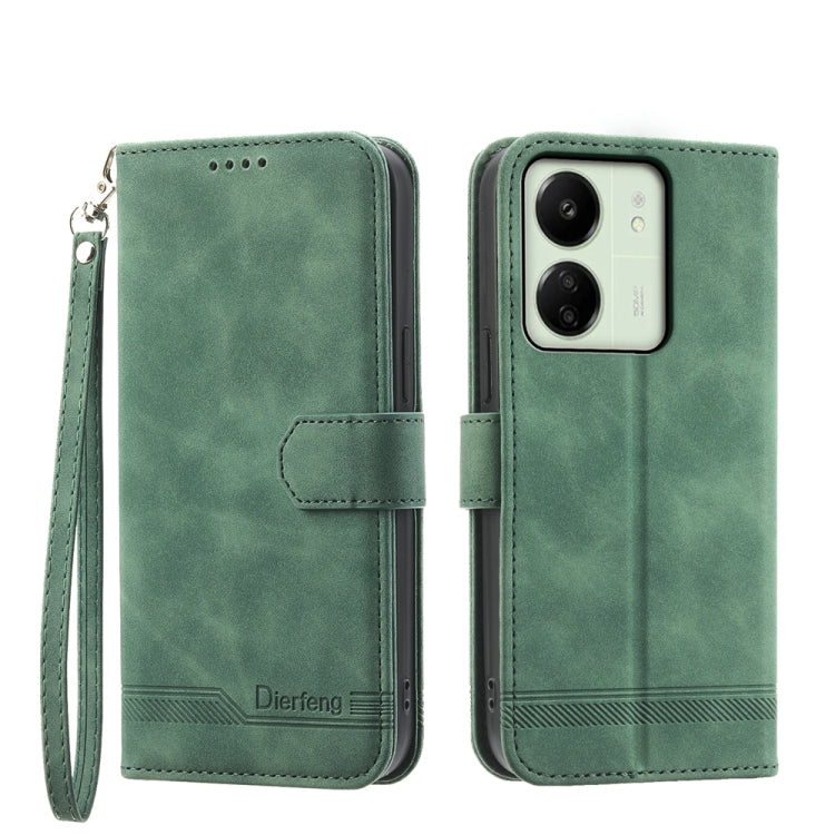 Dierfeng Dream Line TPU + PU Leather Phone Case