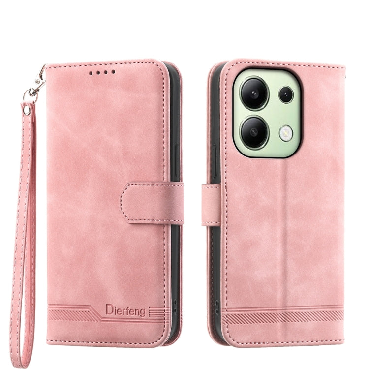 Dierfeng Dream Line TPU + PU Leather Phone Case