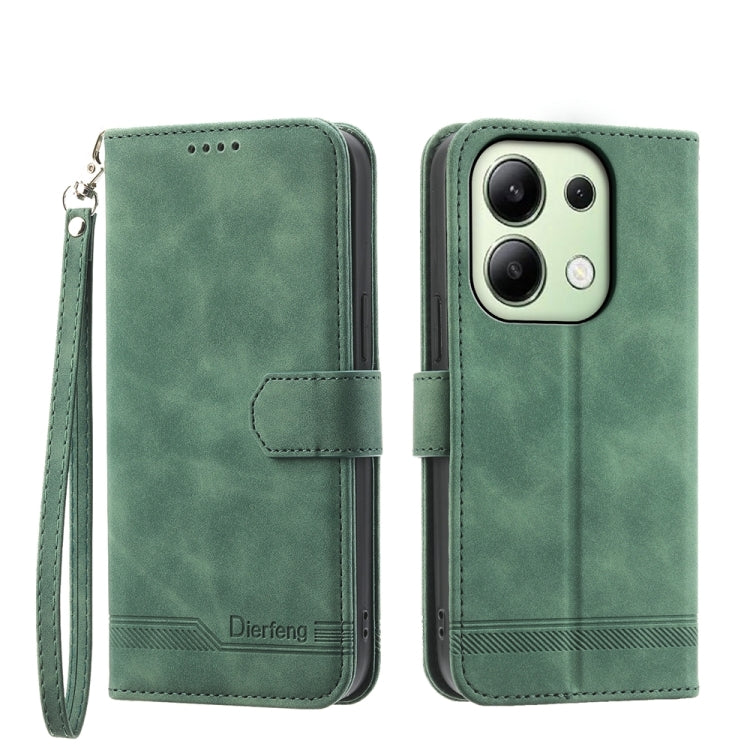 Dierfeng Dream Line TPU + PU Leather Phone Case