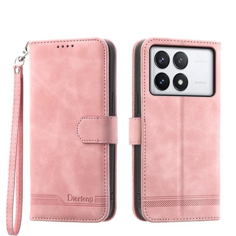 Dierfeng Dream Line TPU + PU Leather Phone Case