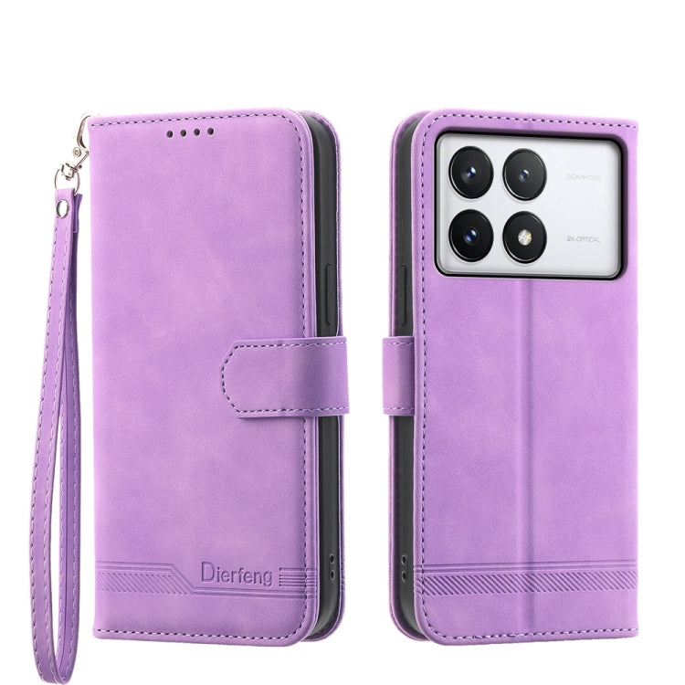 Dierfeng Dream Line TPU + PU Leather Phone Case