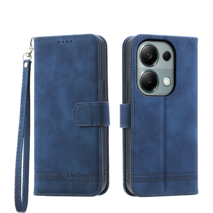 Dierfeng Dream Line TPU + PU Leather Phone Case