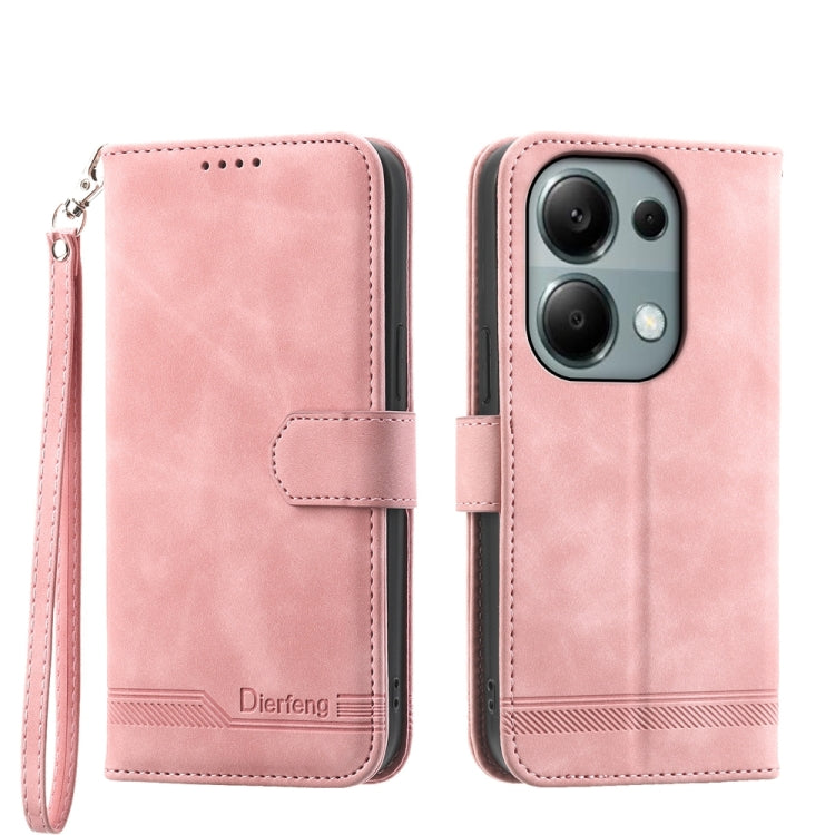 Dierfeng Dream Line TPU + PU Leather Phone Case