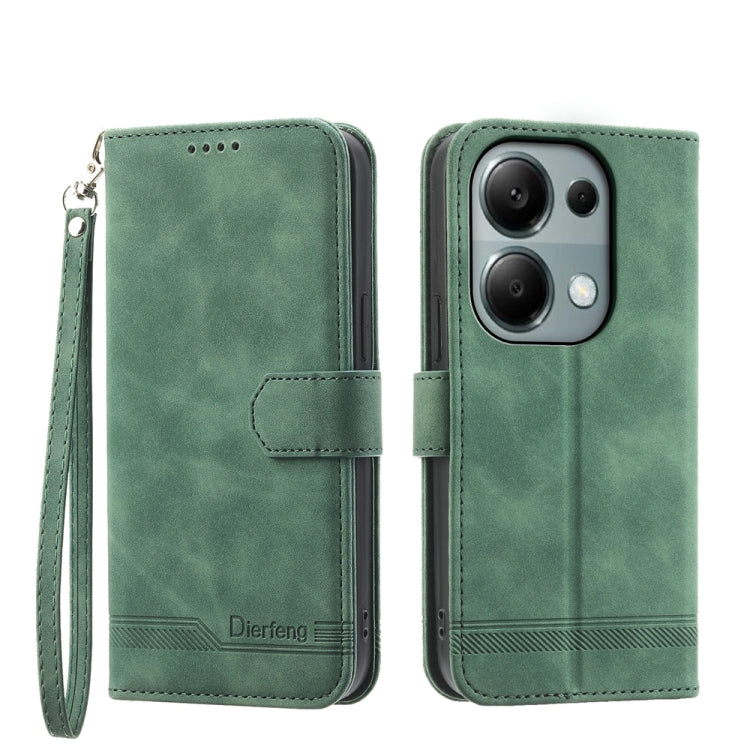 Dierfeng Dream Line TPU + PU Leather Phone Case