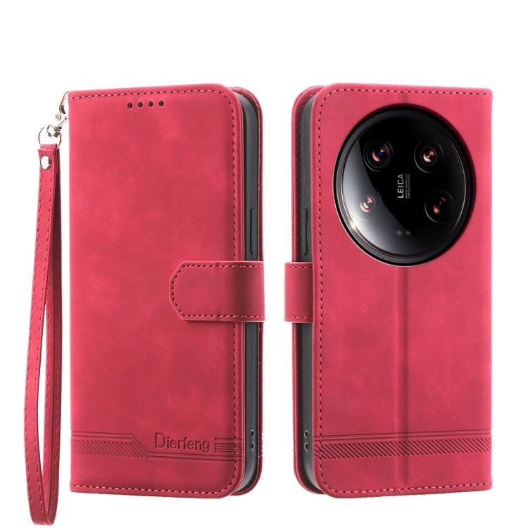 Dierfeng Dream Line TPU + PU Leather Phone Case