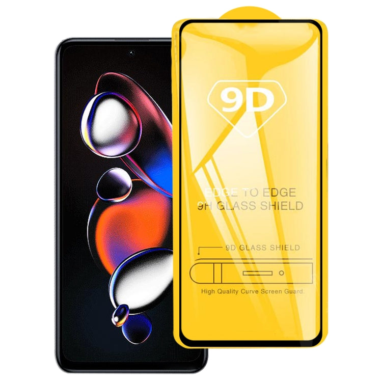 9D Full Glue Screen Tempered Glass Film, For Xiaomi Redmi 12 / 12R / 12 5G / Note 12R / Poco M6 Pro, For Xiaomi 13T, For Xiaomi Redmi Note 12T Pro
