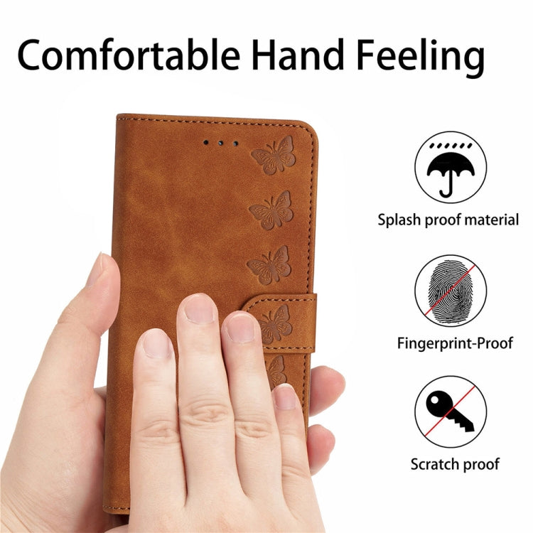 Seven Butterflies Embossed Leather Phone Case, For Xiaomi Redmi Note 9 5G / Note 9T, For Xiaomi Mi 10T Lite, For Xiaomi Mi 10T / 10T Pro, For Xiaomi Redmi 9A