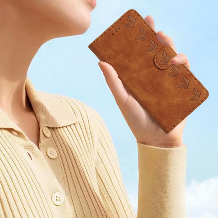 Seven Butterflies Embossed Leather Phone Case, For Xiaomi Redmi Note 9 5G / Note 9T, For Xiaomi Mi 10T Lite, For Xiaomi Mi 10T / 10T Pro, For Xiaomi Redmi 9A