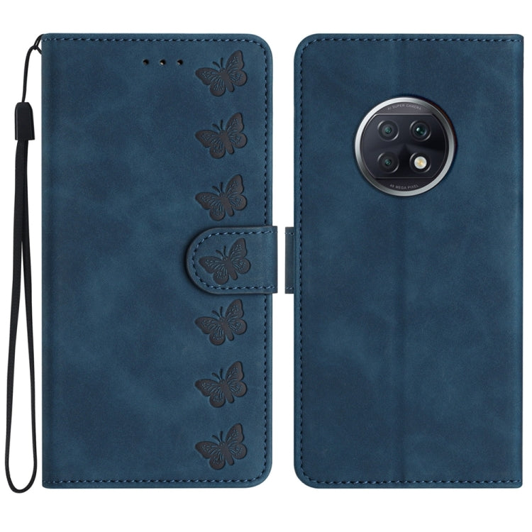 Seven Butterflies Embossed Leather Phone Case, For Xiaomi Redmi Note 9 5G / Note 9T, For Xiaomi Mi 10T Lite, For Xiaomi Mi 10T / 10T Pro, For Xiaomi Redmi 9A