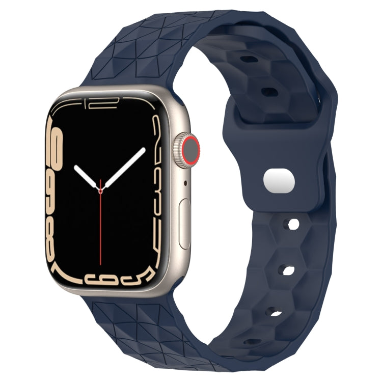 Football Texture Silicone Watch Band, For Apple Watch SE 2023 44mm, For Apple Watch SE 2023 40mm