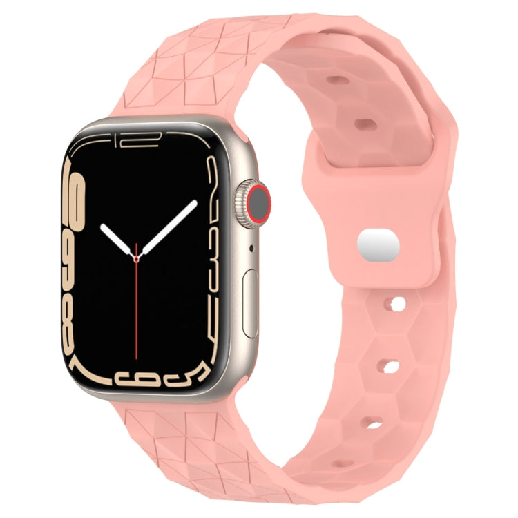 Football Texture Silicone Watch Band, For Apple Watch 9 41mm, For Apple Watch Ultra 49mm