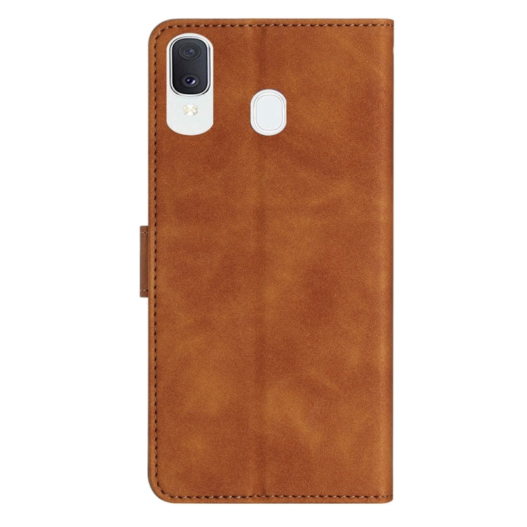 Seven Butterflies Embossed Leather Phone Case, For Samsung Galaxy A20 / A30, For Samsung Galaxy A20e, For Samsung Galaxy A20s, For Samsung Galaxy A22 4G