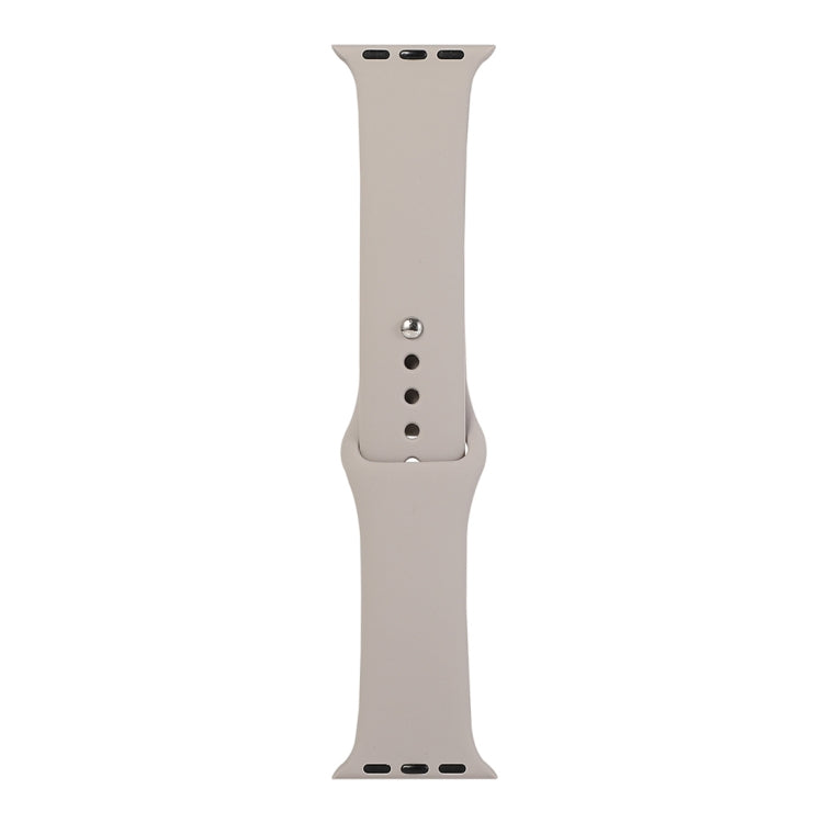Silicone Watch Replacement Strap, Long Section (Men), For Apple Watch Series 8&7 41mm / SE 2&6&SE&5&4 40mm / 3&2&1 38mm